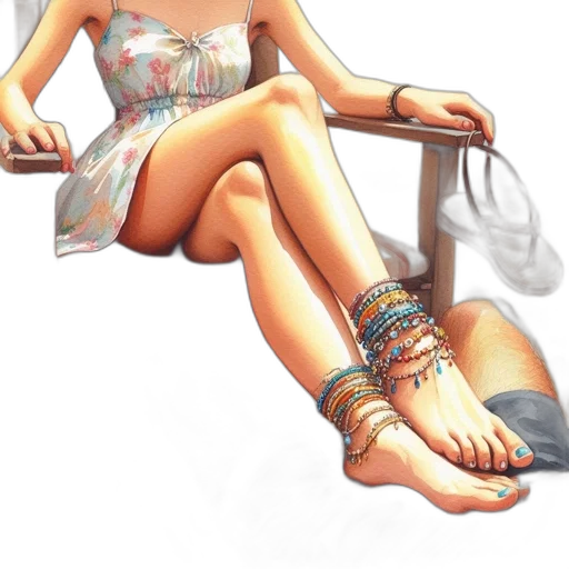 jewelry, dress, staff, shoes transparent PNG cut-out