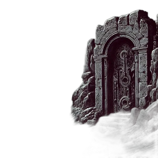 sword, mask, building, face transparent PNG cut-out