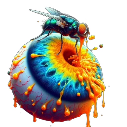 creature, animal, dragon, flower transparent PNG cut-out