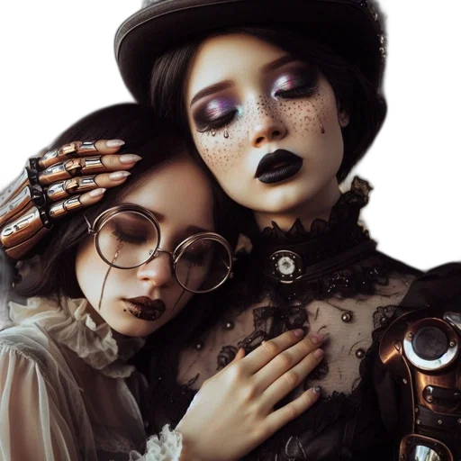 jewelry, mask, cyberpunk, photorealistic transparent PNG cut-out