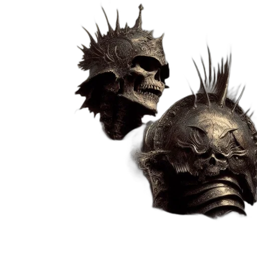mask, crown, face, concept art transparent PNG cut-out