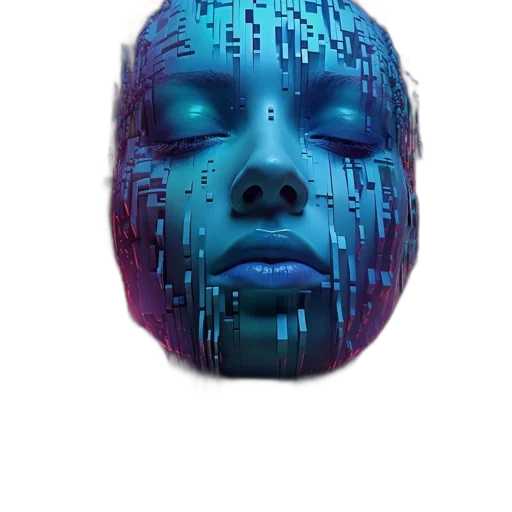 robot, mask, face, creature transparent PNG cut-out