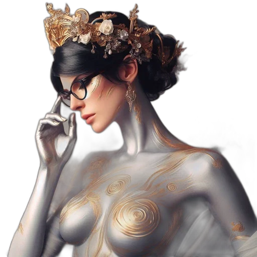 crown, jewelry, dress, mask transparent PNG cut-out
