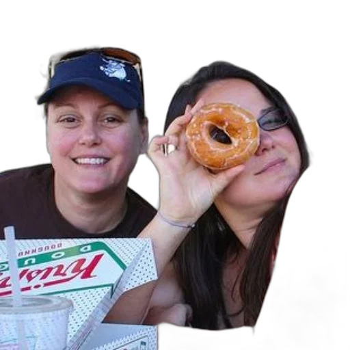 food, staff, two, women transparent PNG cut-out