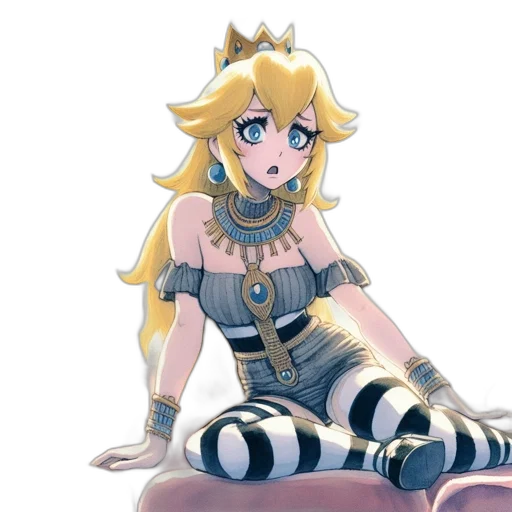 crown, dress, concept art, pixel art transparent PNG cut-out