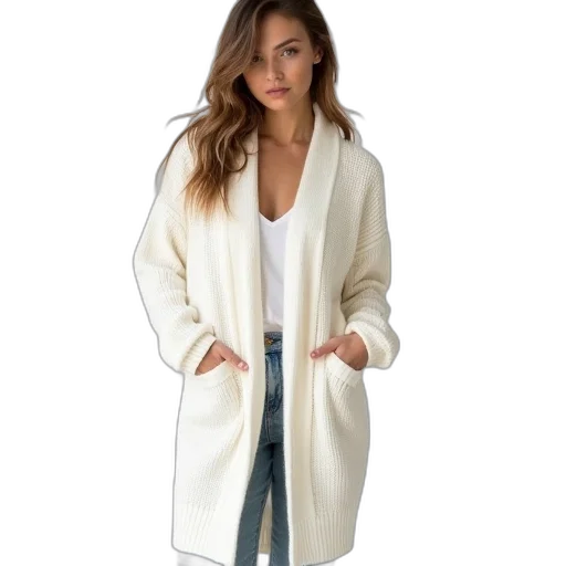 jacket, dress, monochrome, white transparent PNG cut-out