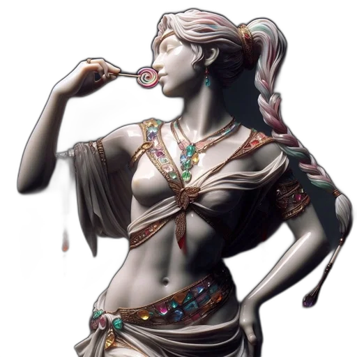 jewelry, dress, staff, fantasy art transparent PNG cut-out
