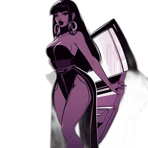 dress, robot, jewelry, concept art transparent PNG cut-out