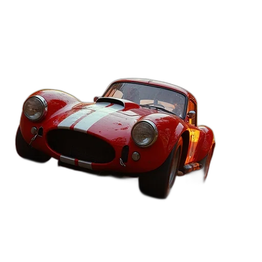 car, animal, 3d render, photorealistic transparent PNG cut-out