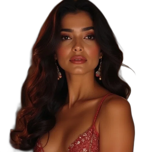 jewelry, hair, dress, face transparent PNG cut-out