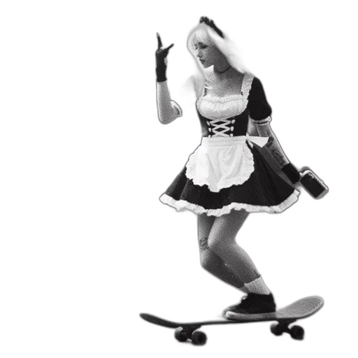dress, robot, hat, shoes transparent PNG cut-out