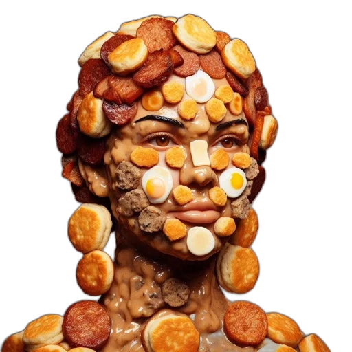food, face, crown, jewelry transparent PNG cut-out