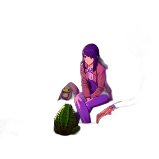 creature, staff, hair, food transparent PNG cut-out