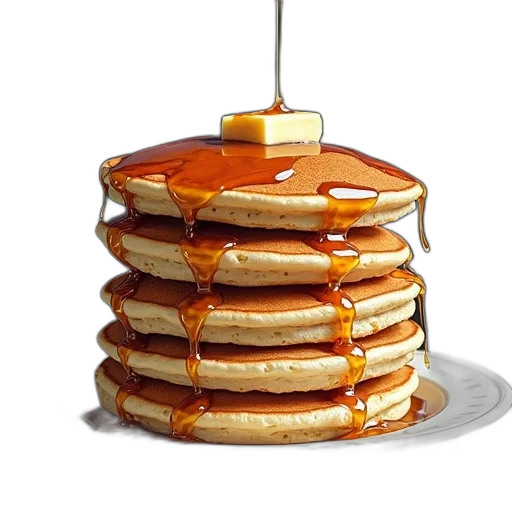 food, photorealistic, 3d render, stacks transparent PNG cut-out