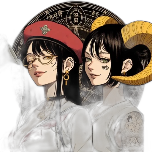 hat, mask, crown, staff transparent PNG cut-out