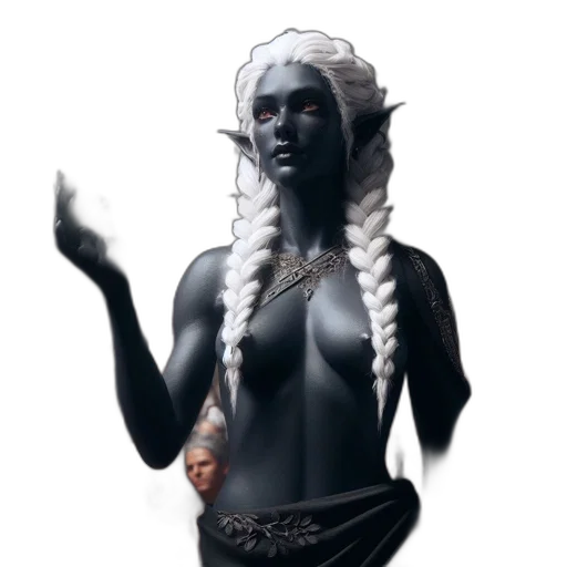 staff, creature, jewelry, fantasy art transparent PNG cut-out