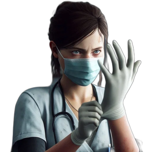 staff, mask, concept art, photorealistic transparent PNG cut-out