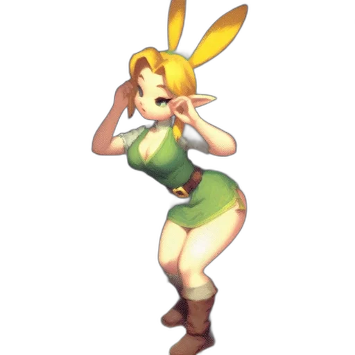dress, weapon, staff, hat transparent PNG cut-out
