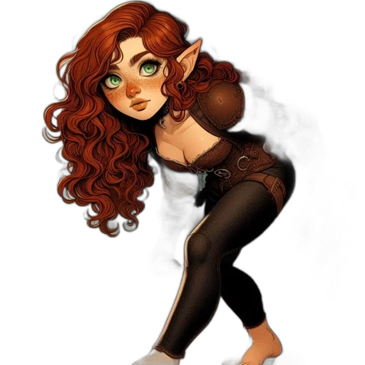 fantasy art, concept art, cartoon, watercolor transparent PNG cut-out