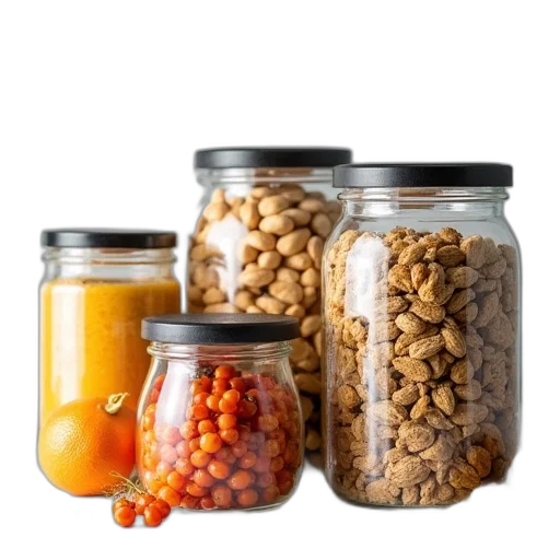 food, top, large, canisters transparent PNG cut-out