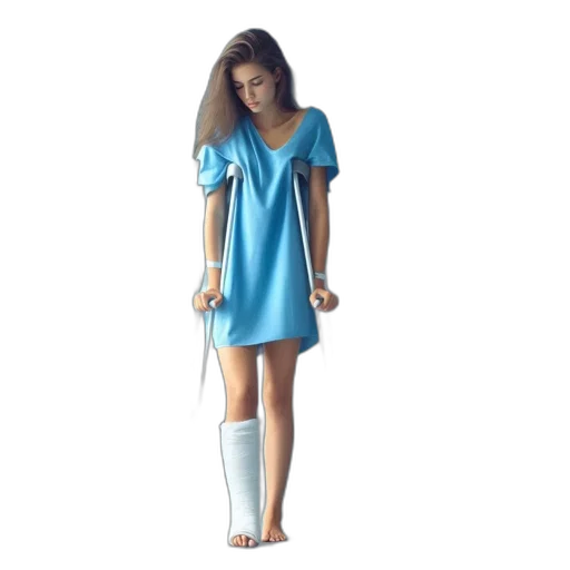 dress, staff, 3d render, concept art transparent PNG cut-out