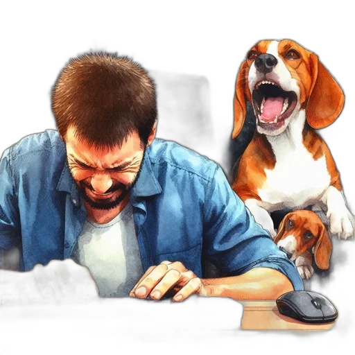 photorealistic, concept art, middle-aged, man transparent PNG cut-out