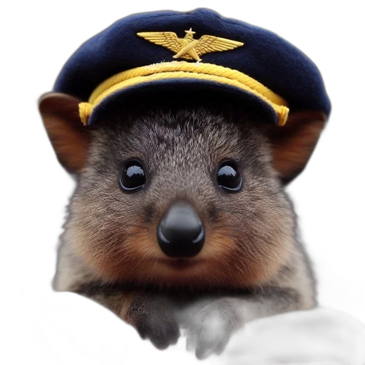 hat, animal, staff, creature transparent PNG cut-out