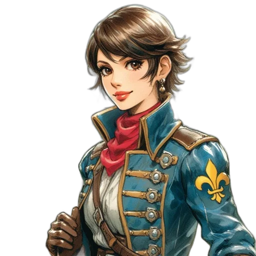 staff, jacket, face, fantasy art transparent PNG cut-out