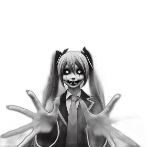 creature, robot, mask, staff transparent PNG cut-out
