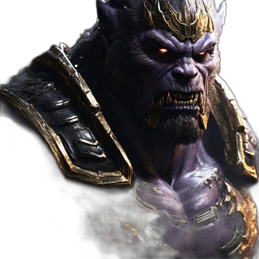face, mask, staff, creature transparent PNG cut-out