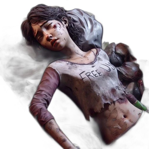 face, creature, staff, weapon transparent PNG cut-out