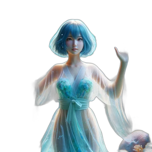 dress, robot, creature, concept art transparent PNG cut-out