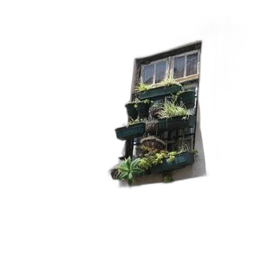 building, furniture, flower, face transparent PNG cut-out