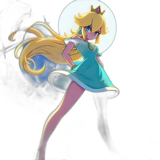 dress, crown, staff, weapon transparent PNG cut-out