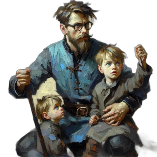 staff, concept art, oil painting, fantasy art transparent PNG cut-out