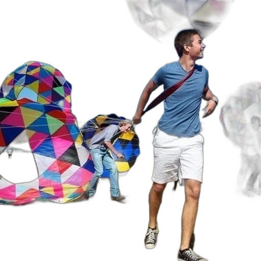 umbrella, mask, hat, jacket transparent PNG cut-out
