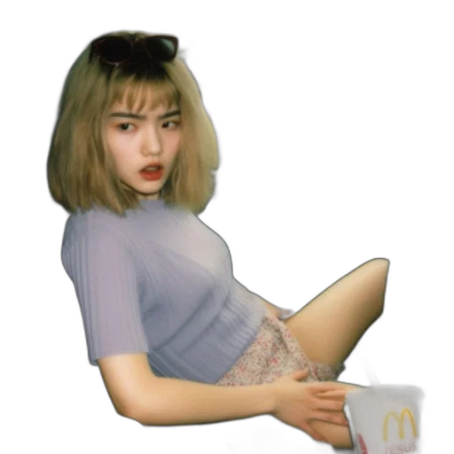 food, dress, hair, creature transparent PNG cut-out