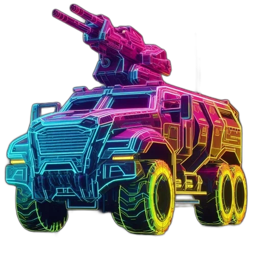 car, weapon, robot, animal transparent PNG cut-out