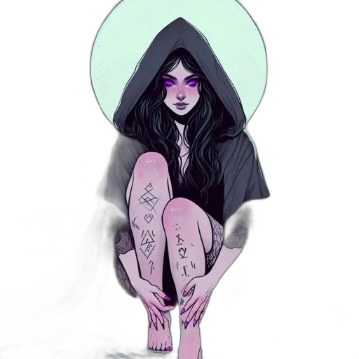 jacket, creature, dress, face transparent PNG cut-out