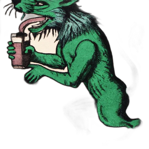 dragon, creature, staff, animal transparent PNG cut-out