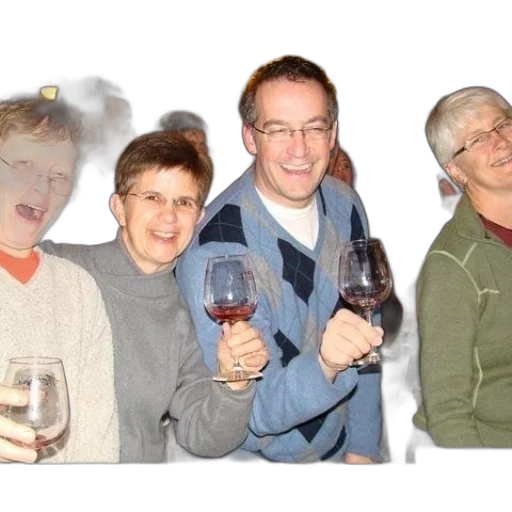 staff, bottle, group, people transparent PNG cut-out