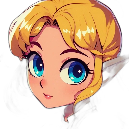 face, crown, staff, pixel art transparent PNG cut-out