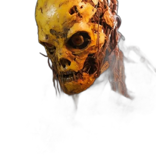 mask, face, creature, staff transparent PNG cut-out