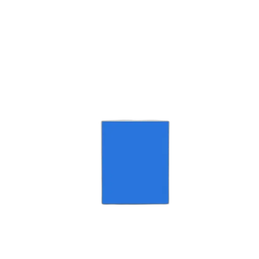 robot, pixel art, blue, monochrome transparent PNG cut-out