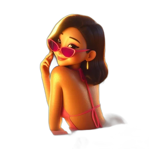 jewelry, mask, cartoon, 3d render transparent PNG cut-out