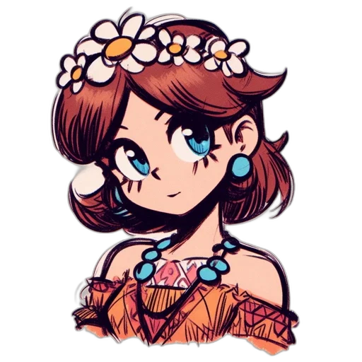 dress, jewelry, crown, flower transparent PNG cut-out