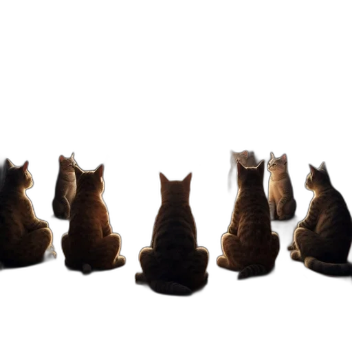 staff, animal, furniture, 3d render transparent PNG cut-out