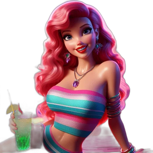 dress, concept art, fantasy art, cartoon transparent PNG cut-out