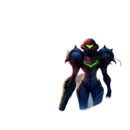 robot, creature, weapon, mask transparent PNG cut-out