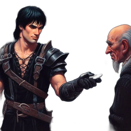 concept art, fantasy art, comic book art, pixel art transparent PNG cut-out